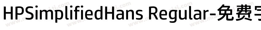 HPSimplifiedHans Regular字体转换